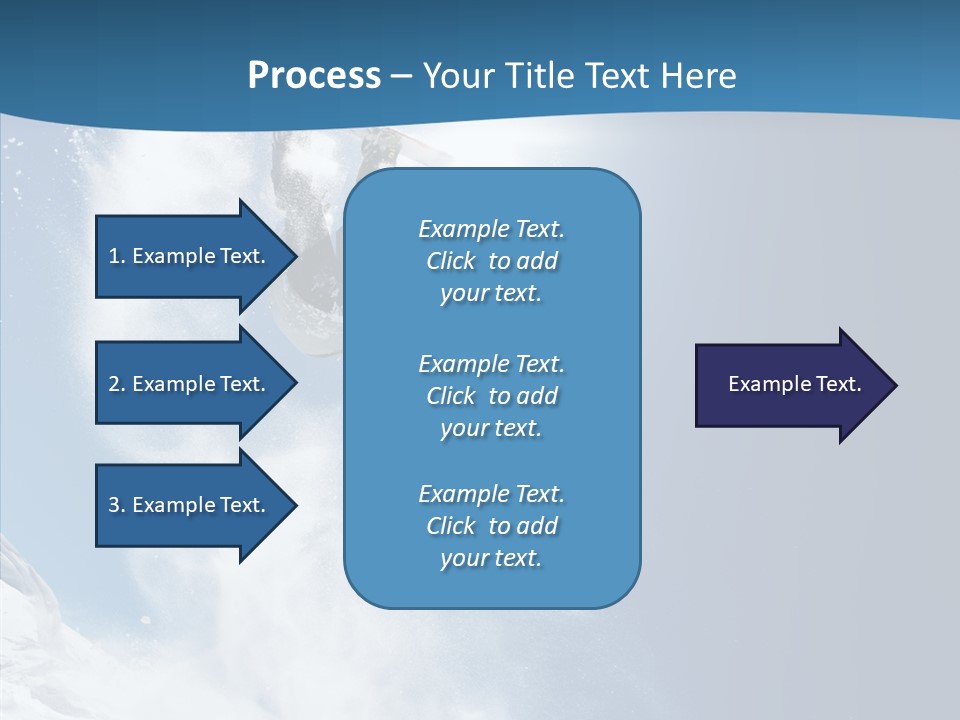 Skier Boy Speed PowerPoint Template