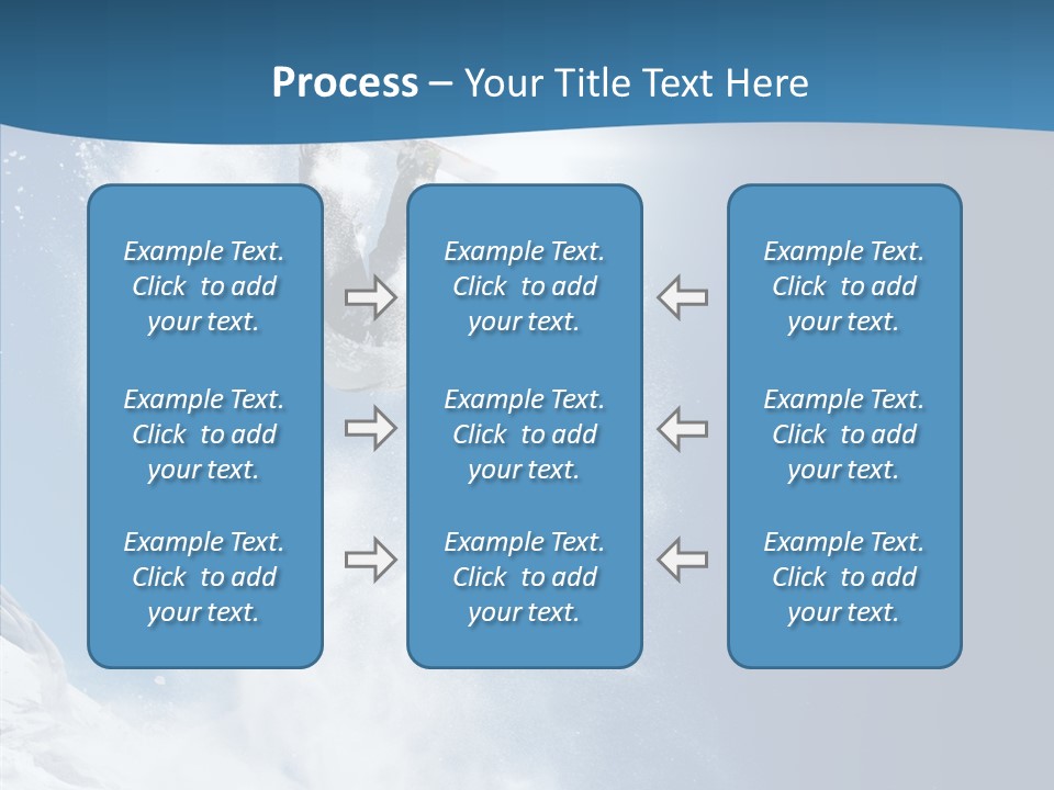 Skier Boy Speed PowerPoint Template