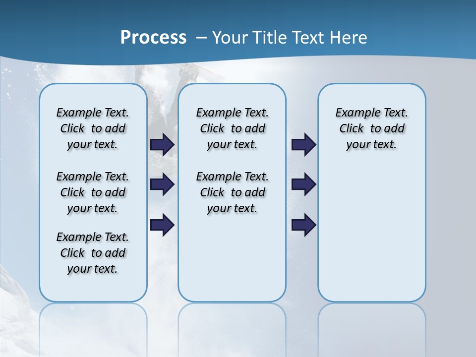 Skier Boy Speed PowerPoint Template