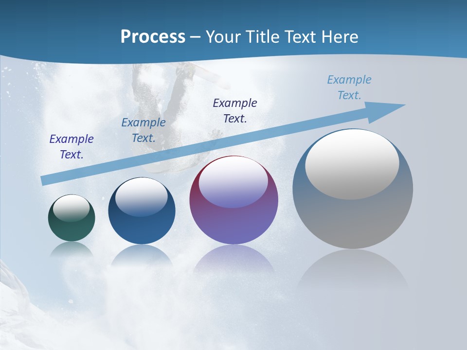 Skier Boy Speed PowerPoint Template