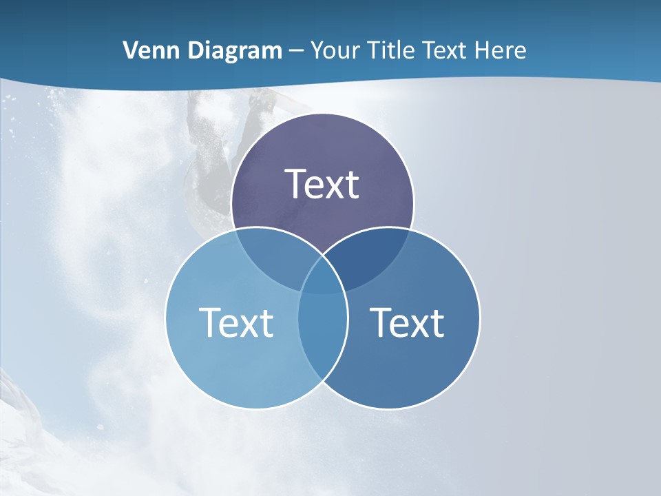 Skier Boy Speed PowerPoint Template