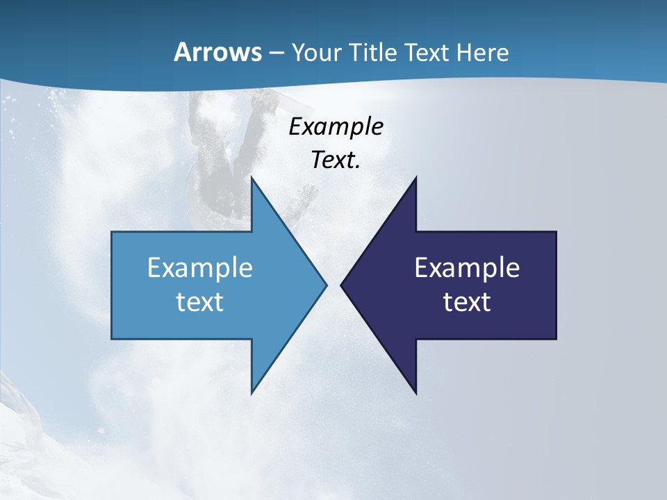 Skier Boy Speed PowerPoint Template