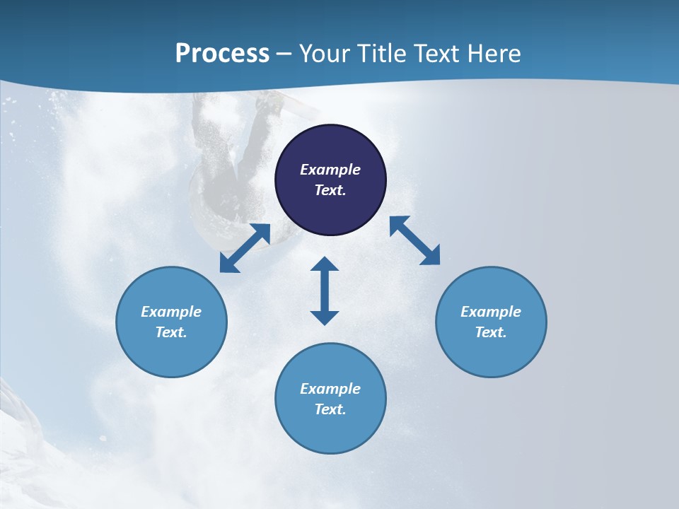 Skier Boy Speed PowerPoint Template
