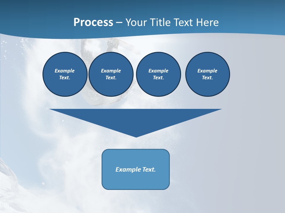 Skier Boy Speed PowerPoint Template