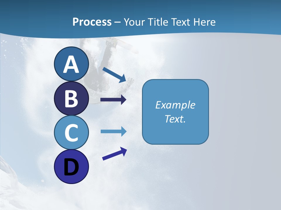 Skier Boy Speed PowerPoint Template