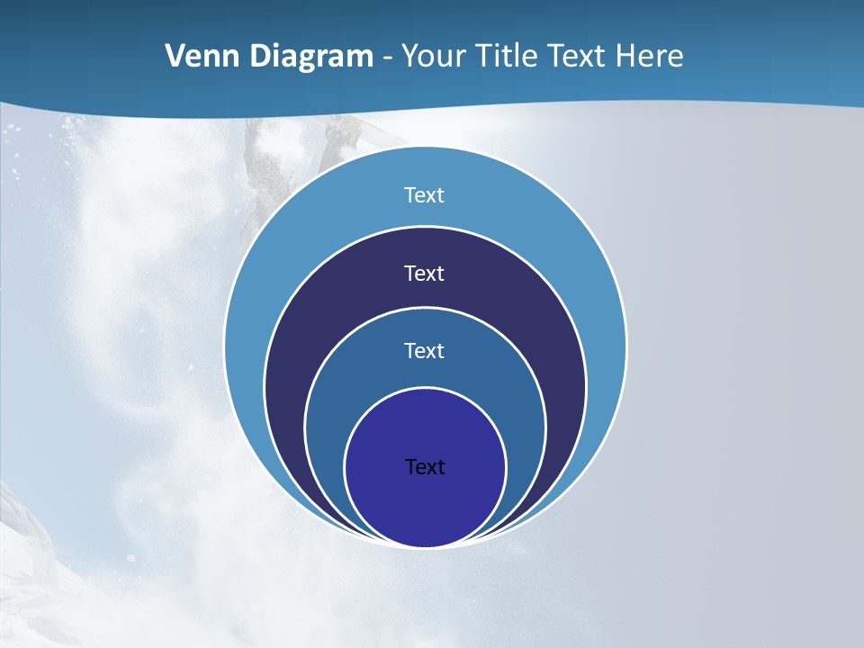 Skier Boy Speed PowerPoint Template