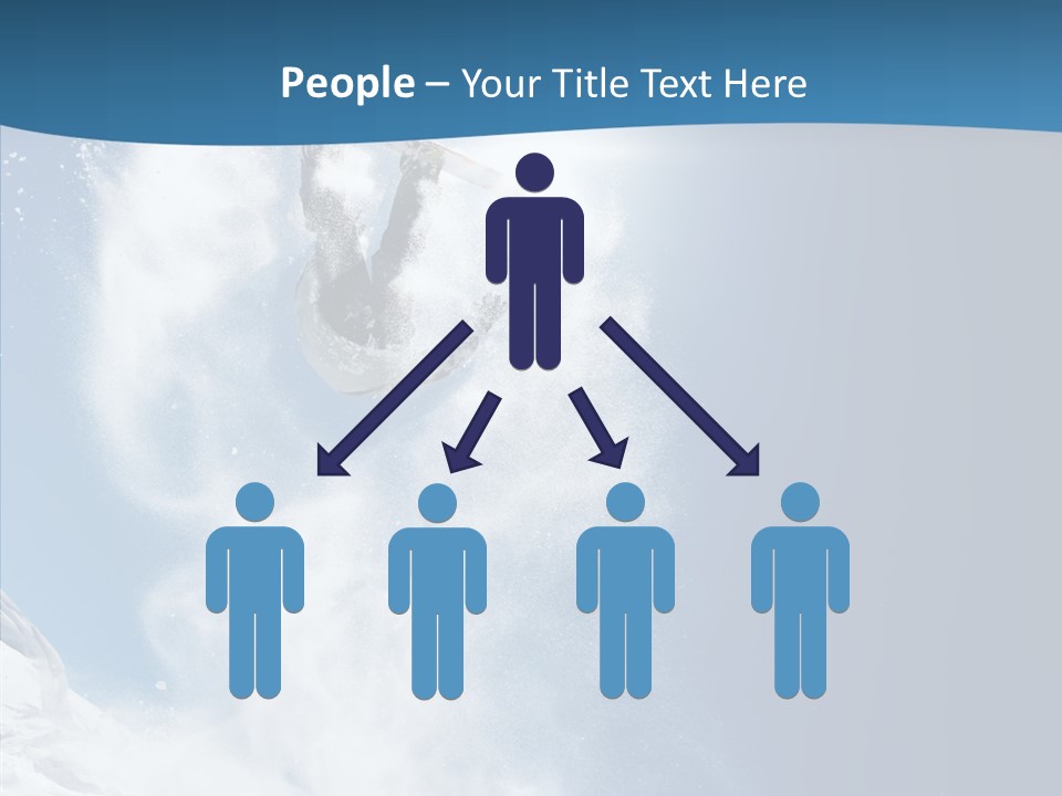 Skier Boy Speed PowerPoint Template