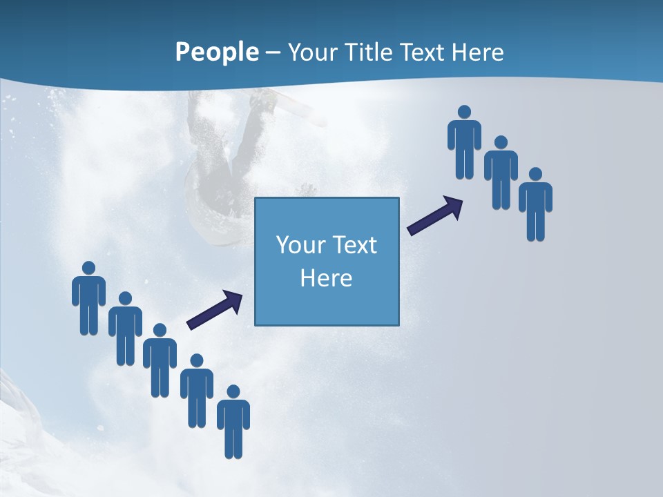 Skier Boy Speed PowerPoint Template