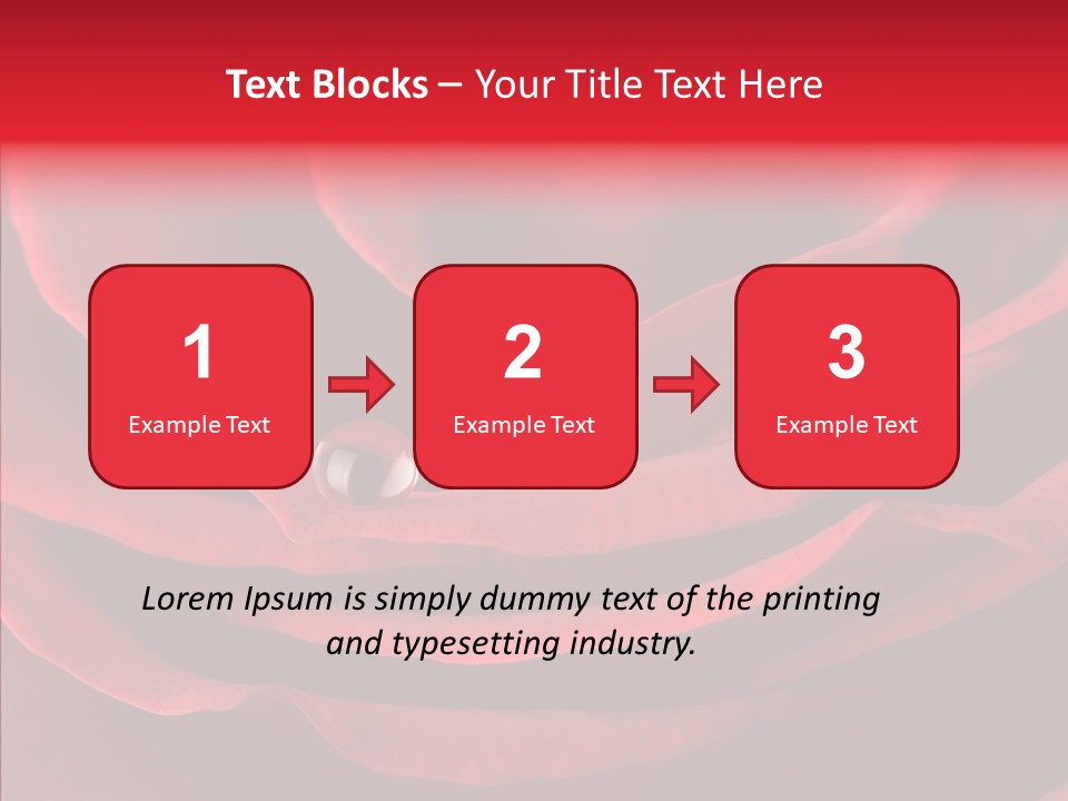 Drop Beauty Vegetation PowerPoint Template