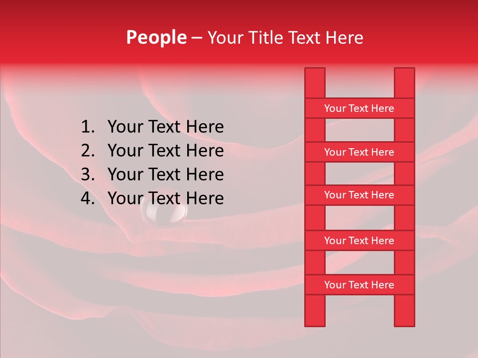 Drop Beauty Vegetation PowerPoint Template