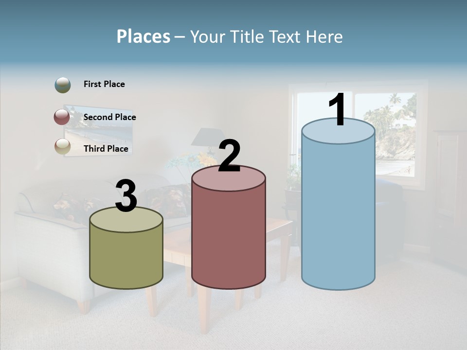 Comfortable Coffee Wall PowerPoint Template