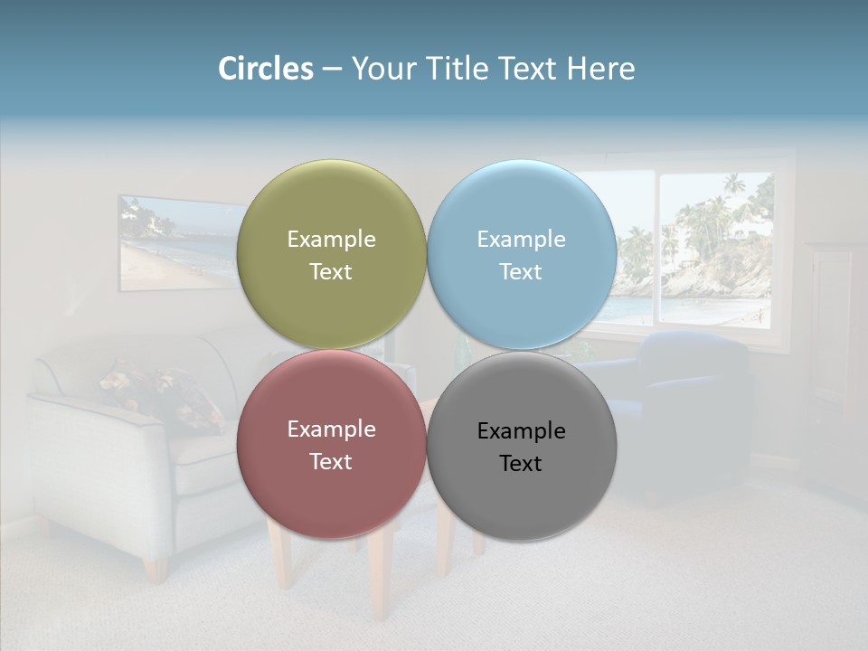 Comfortable Coffee Wall PowerPoint Template