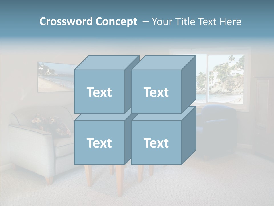 Comfortable Coffee Wall PowerPoint Template