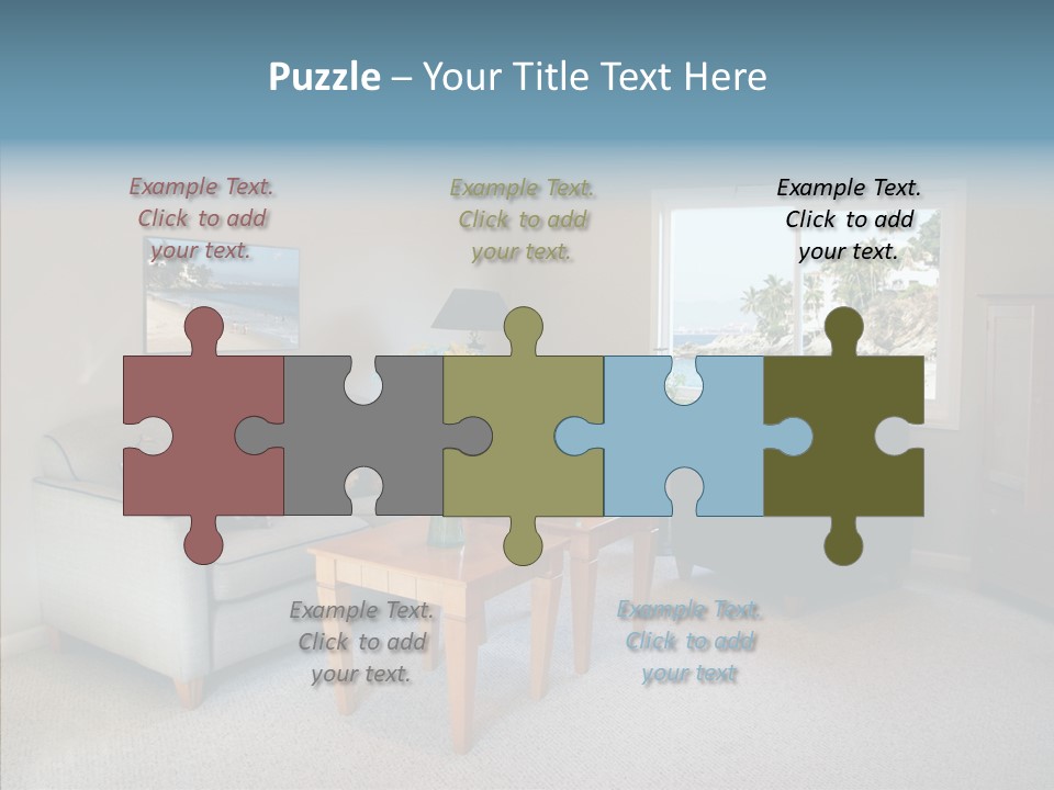 Comfortable Coffee Wall PowerPoint Template