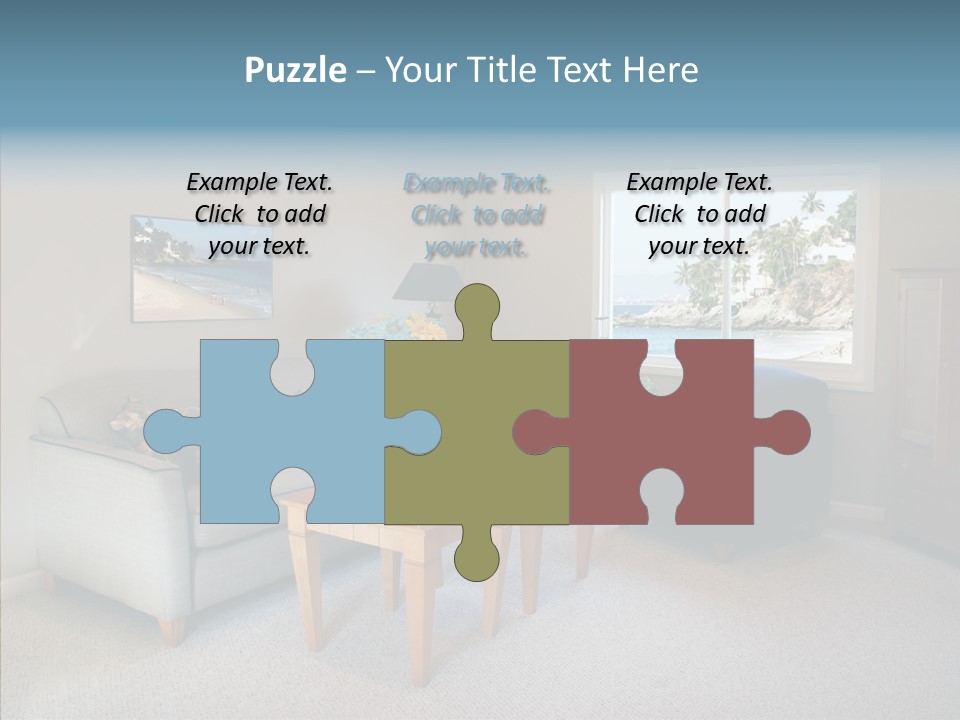 Comfortable Coffee Wall PowerPoint Template