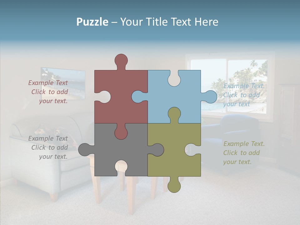 Comfortable Coffee Wall PowerPoint Template