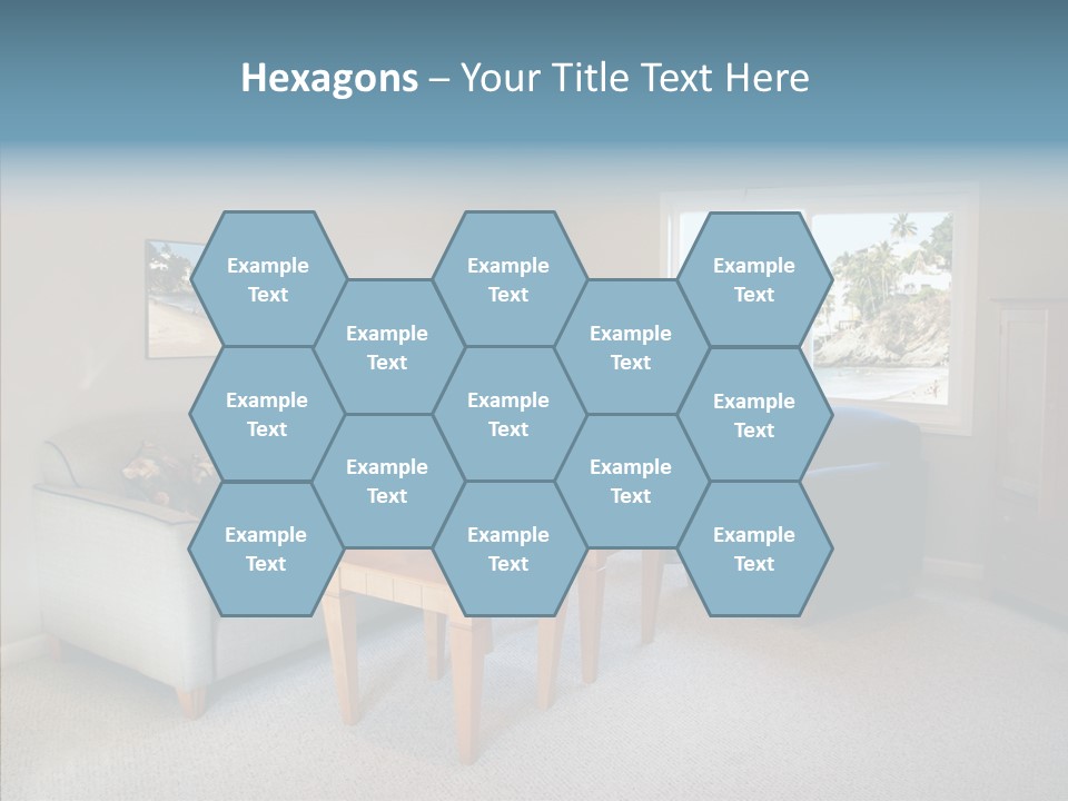 Comfortable Coffee Wall PowerPoint Template