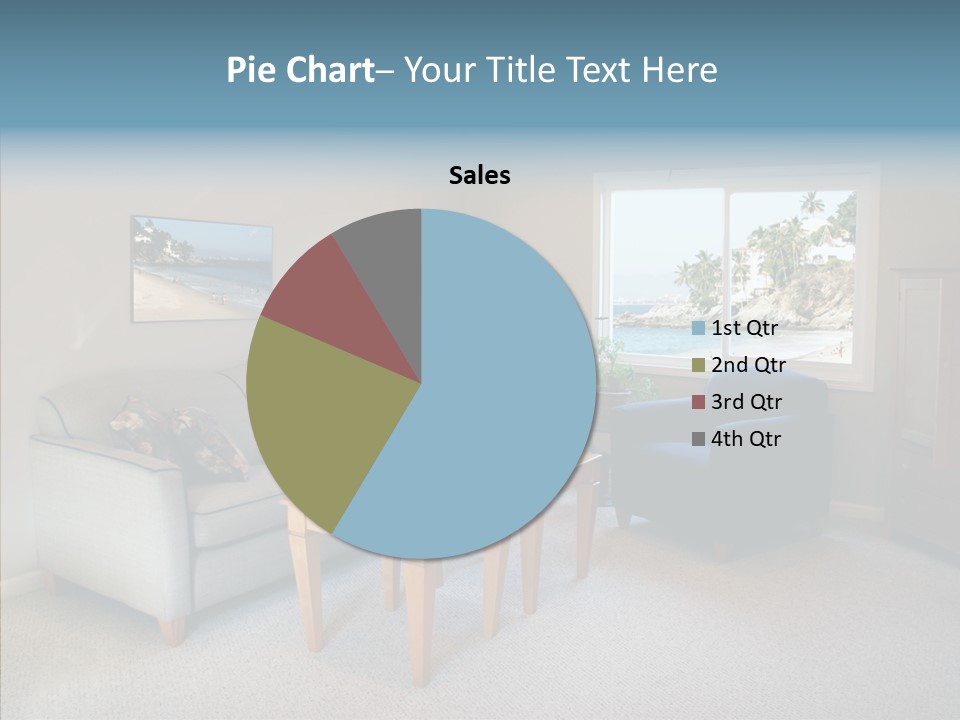 Comfortable Coffee Wall PowerPoint Template