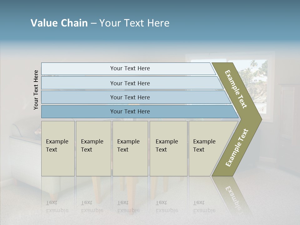 Comfortable Coffee Wall PowerPoint Template