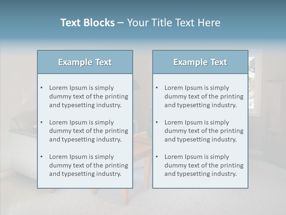 Comfortable Coffee Wall PowerPoint Template
