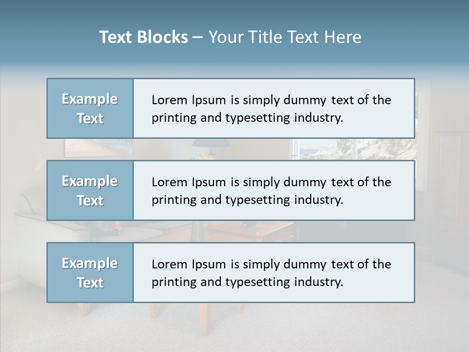 Comfortable Coffee Wall PowerPoint Template