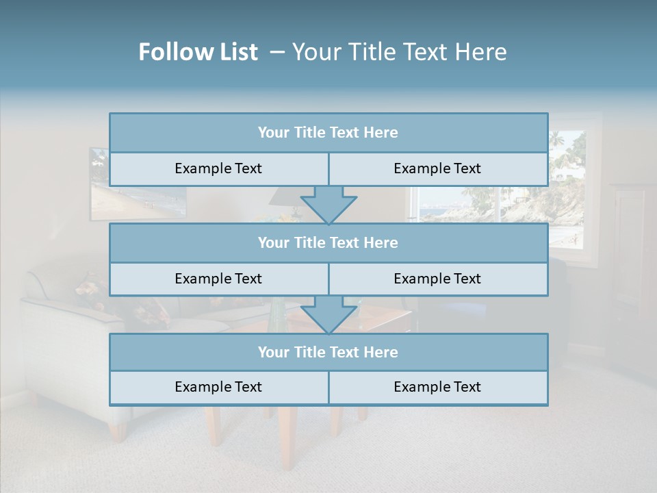 Comfortable Coffee Wall PowerPoint Template