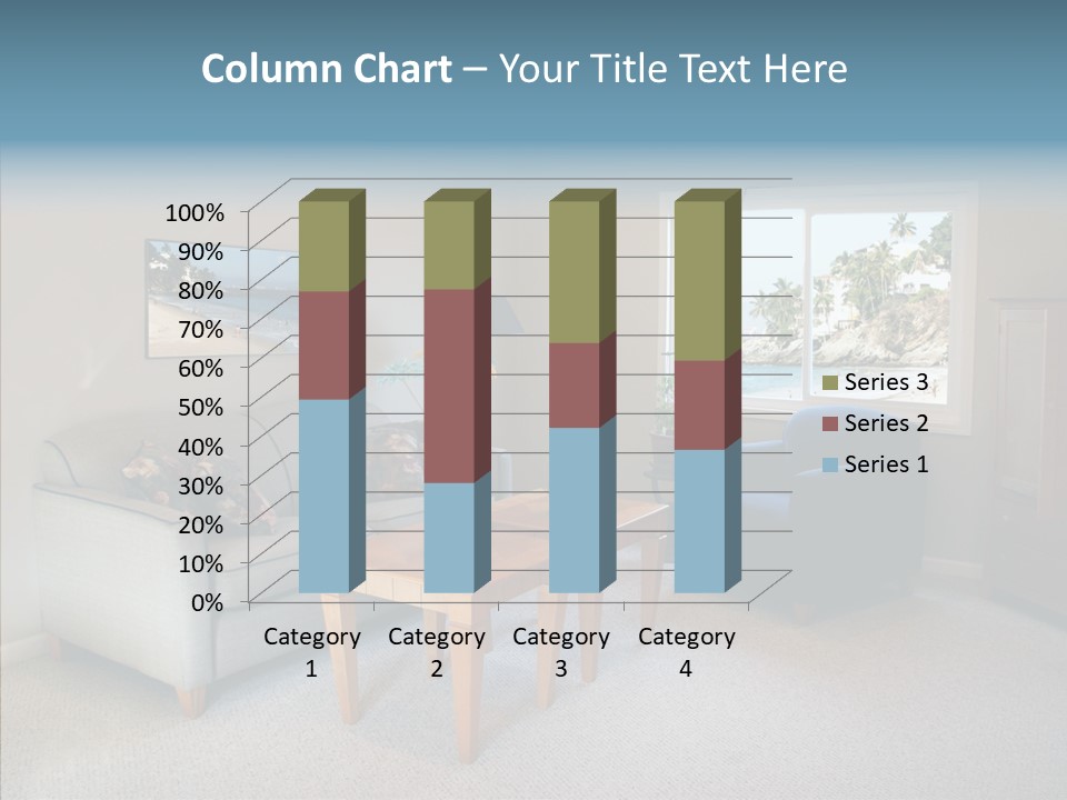 Comfortable Coffee Wall PowerPoint Template