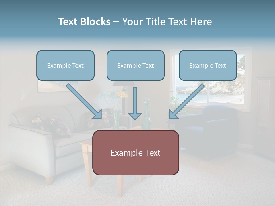 Comfortable Coffee Wall PowerPoint Template