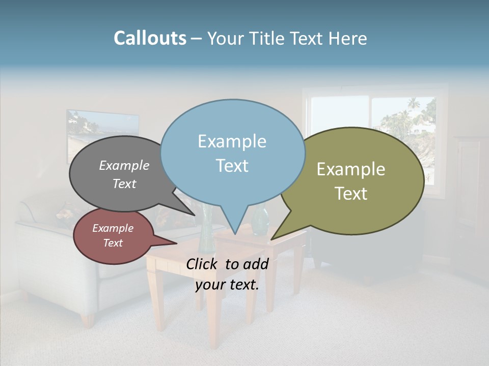 Comfortable Coffee Wall PowerPoint Template