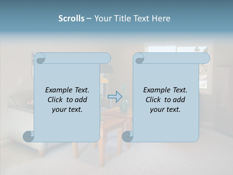 Comfortable Coffee Wall PowerPoint Template