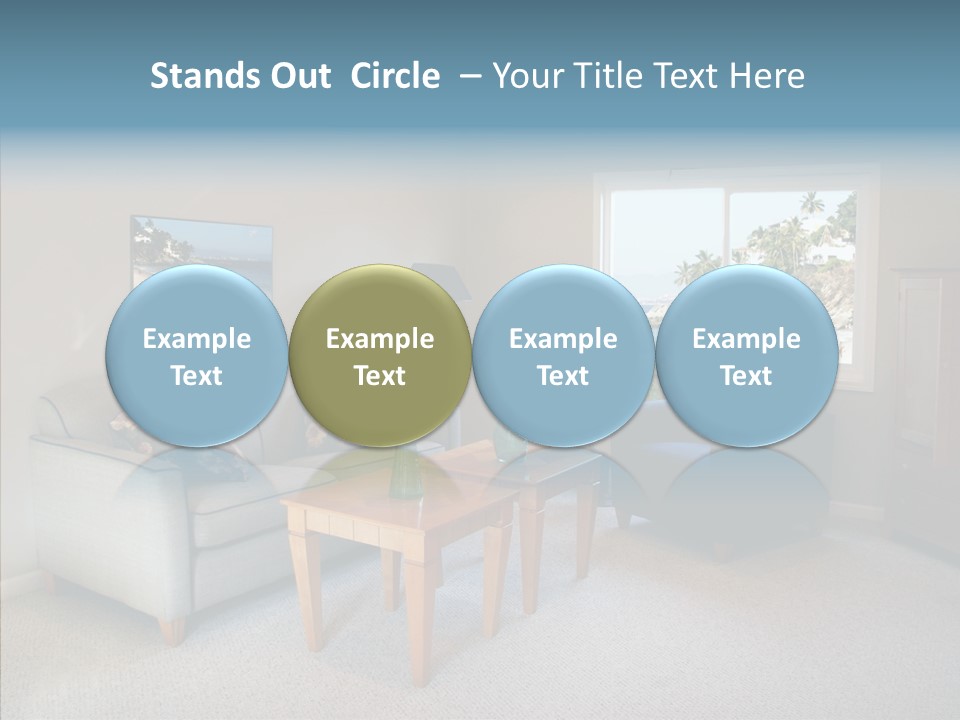 Comfortable Coffee Wall PowerPoint Template