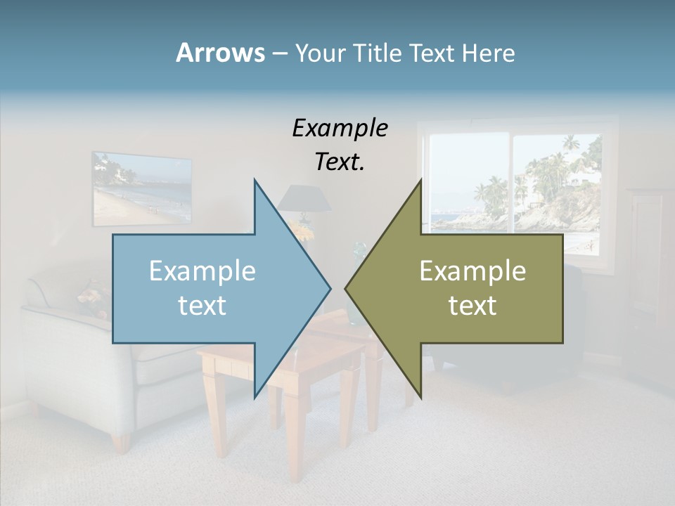Comfortable Coffee Wall PowerPoint Template