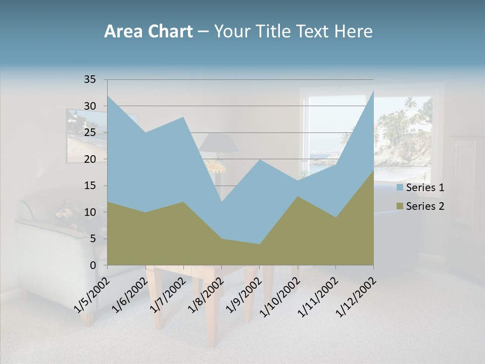 Comfortable Coffee Wall PowerPoint Template
