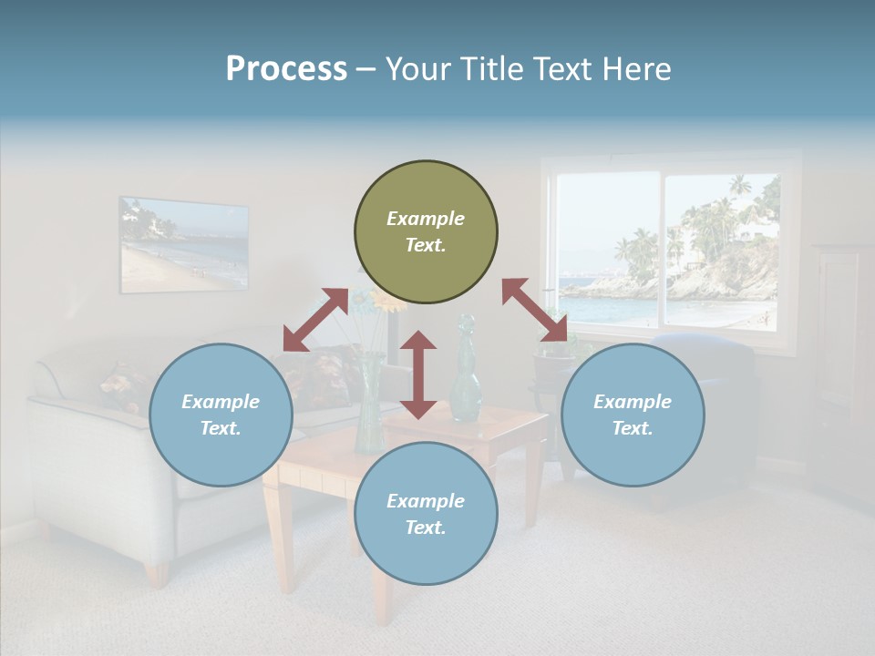 Comfortable Coffee Wall PowerPoint Template