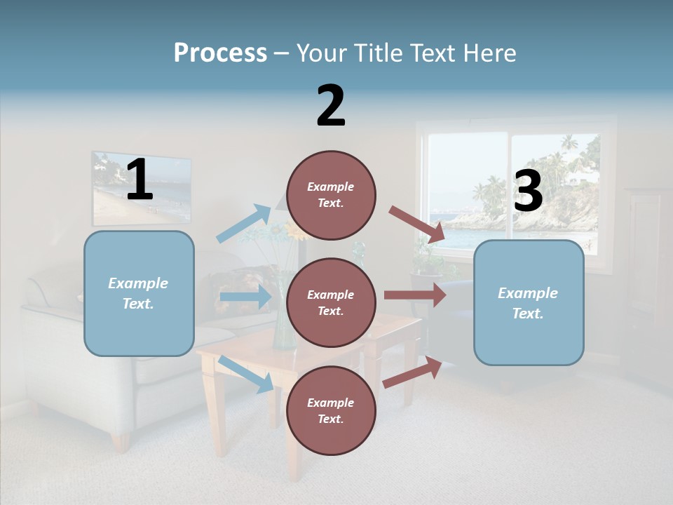 Comfortable Coffee Wall PowerPoint Template