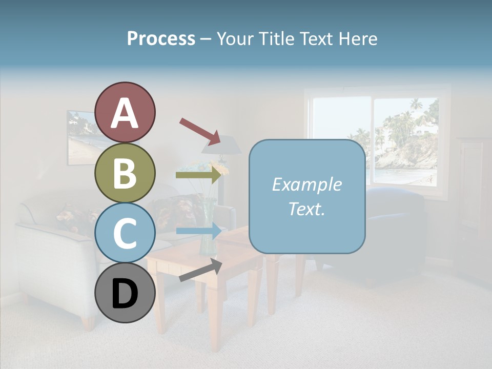 Comfortable Coffee Wall PowerPoint Template