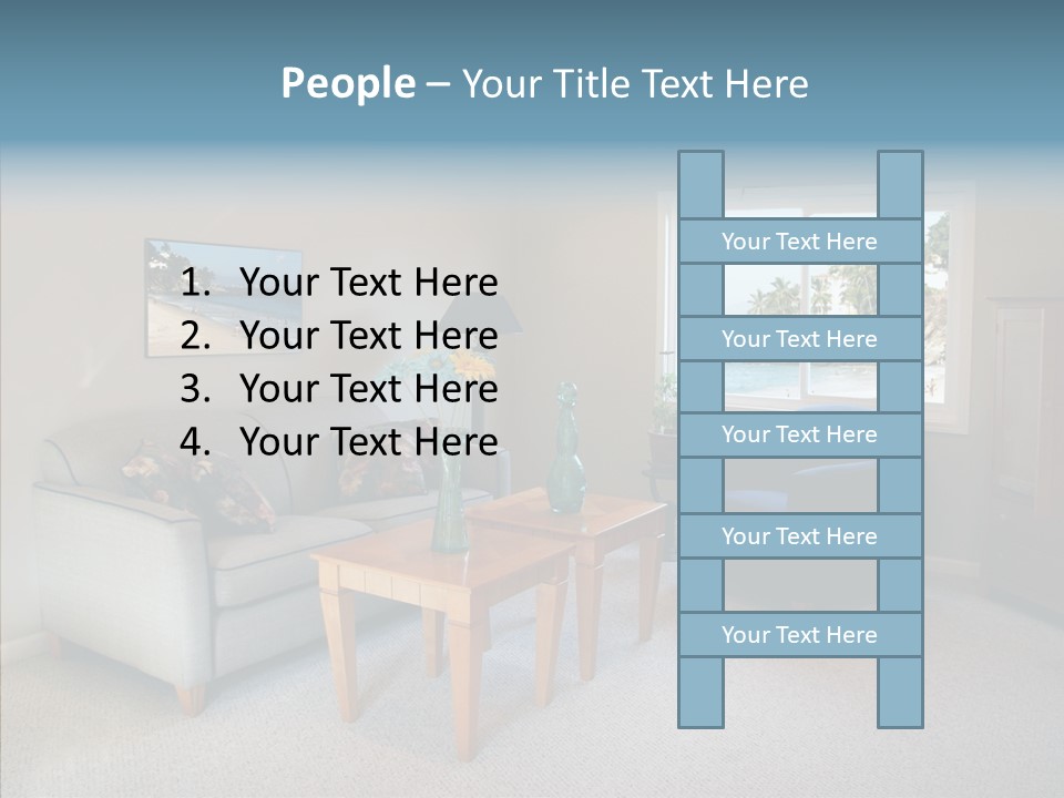 Comfortable Coffee Wall PowerPoint Template
