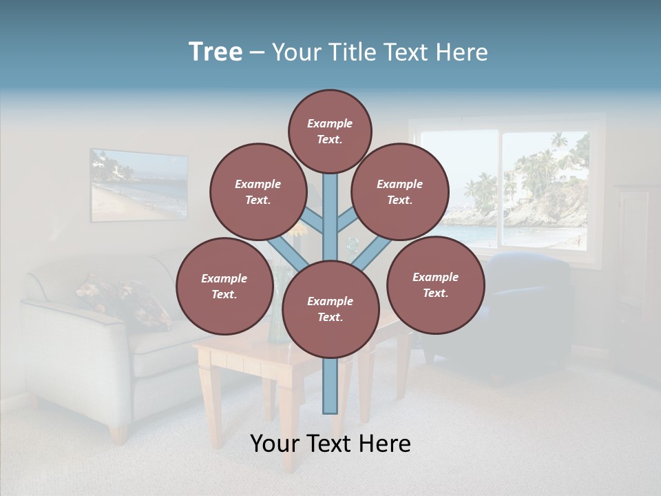 Comfortable Coffee Wall PowerPoint Template