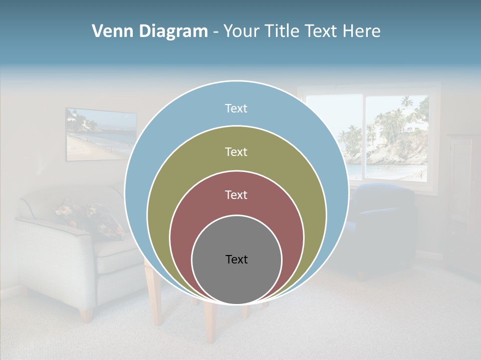 Comfortable Coffee Wall PowerPoint Template