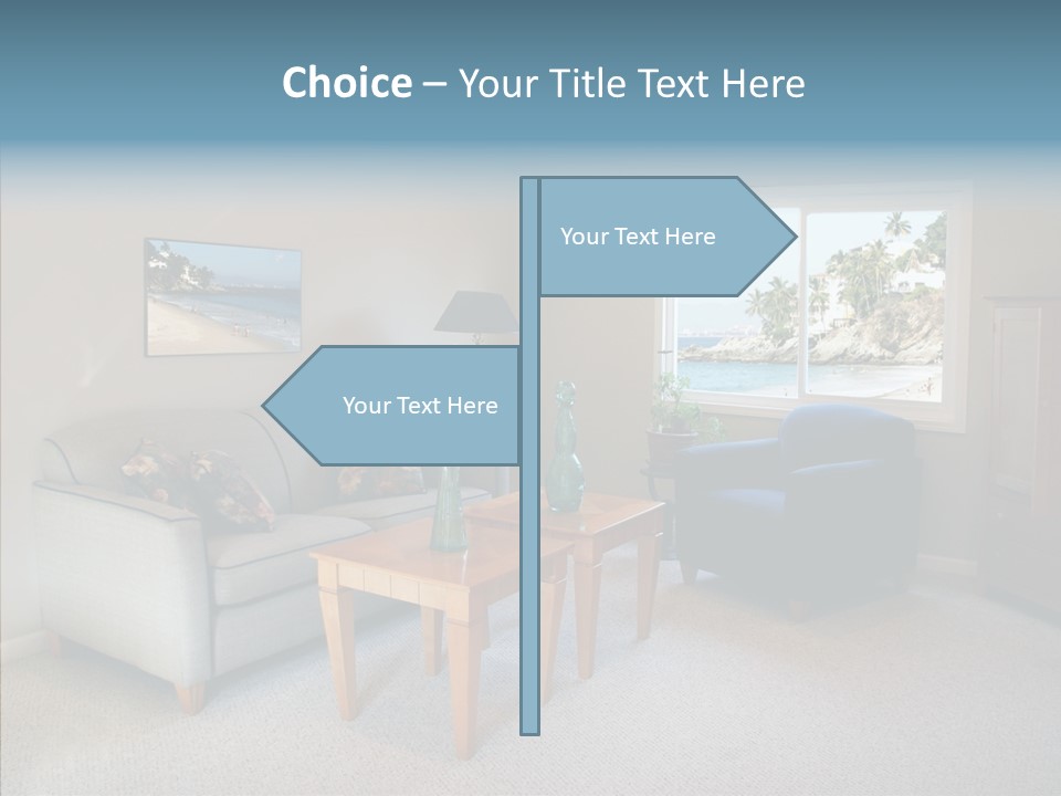 Comfortable Coffee Wall PowerPoint Template