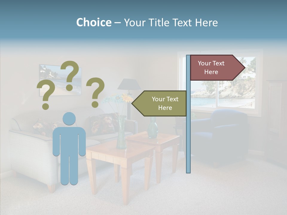 Comfortable Coffee Wall PowerPoint Template
