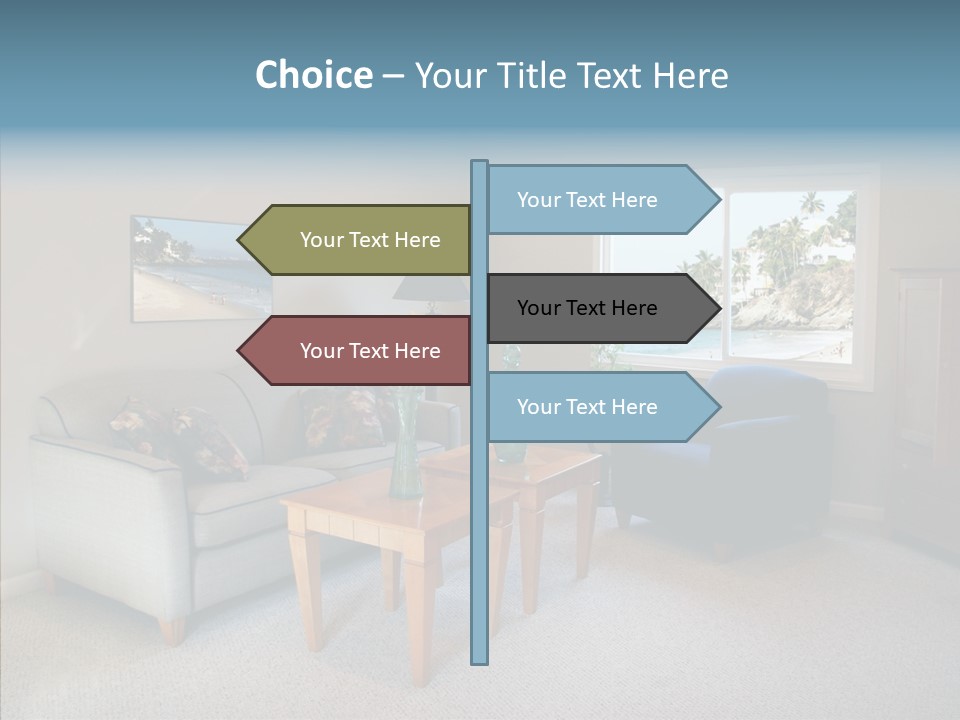 Comfortable Coffee Wall PowerPoint Template