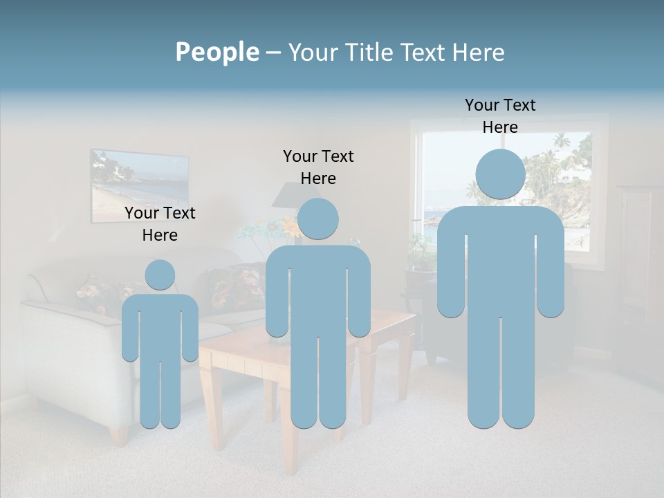 Comfortable Coffee Wall PowerPoint Template