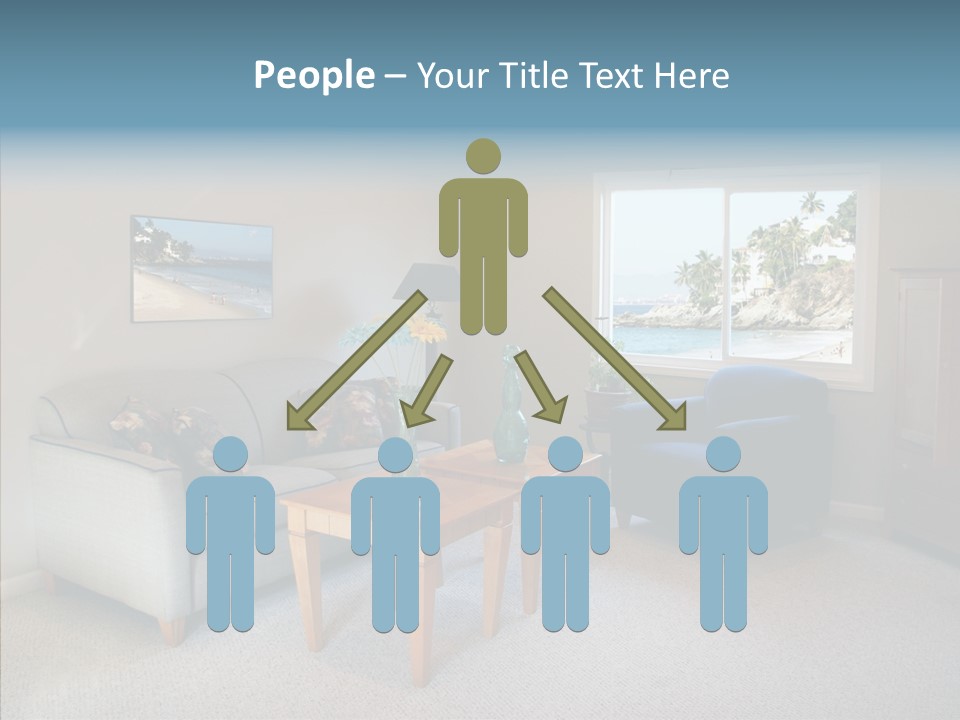 Comfortable Coffee Wall PowerPoint Template