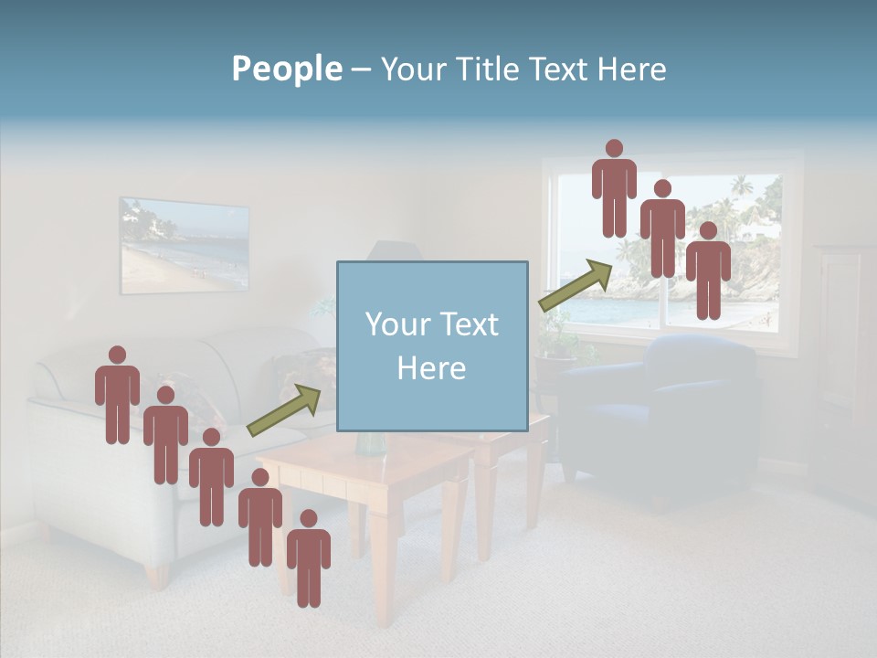 Comfortable Coffee Wall PowerPoint Template