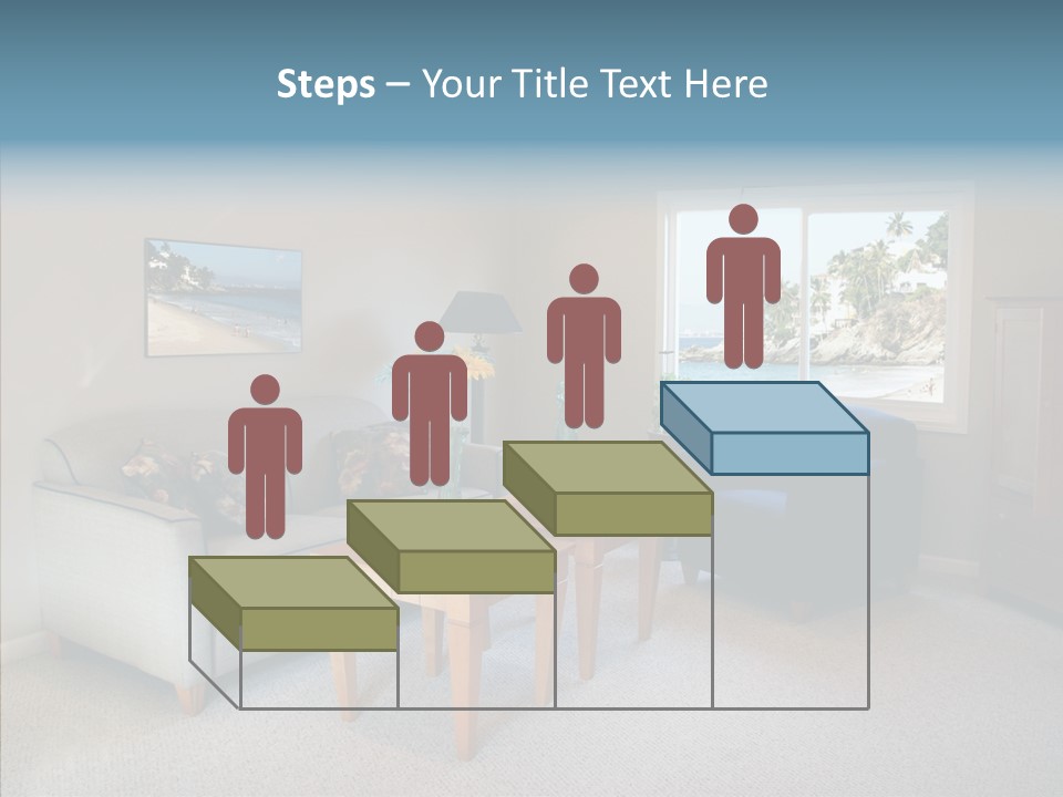 Comfortable Coffee Wall PowerPoint Template