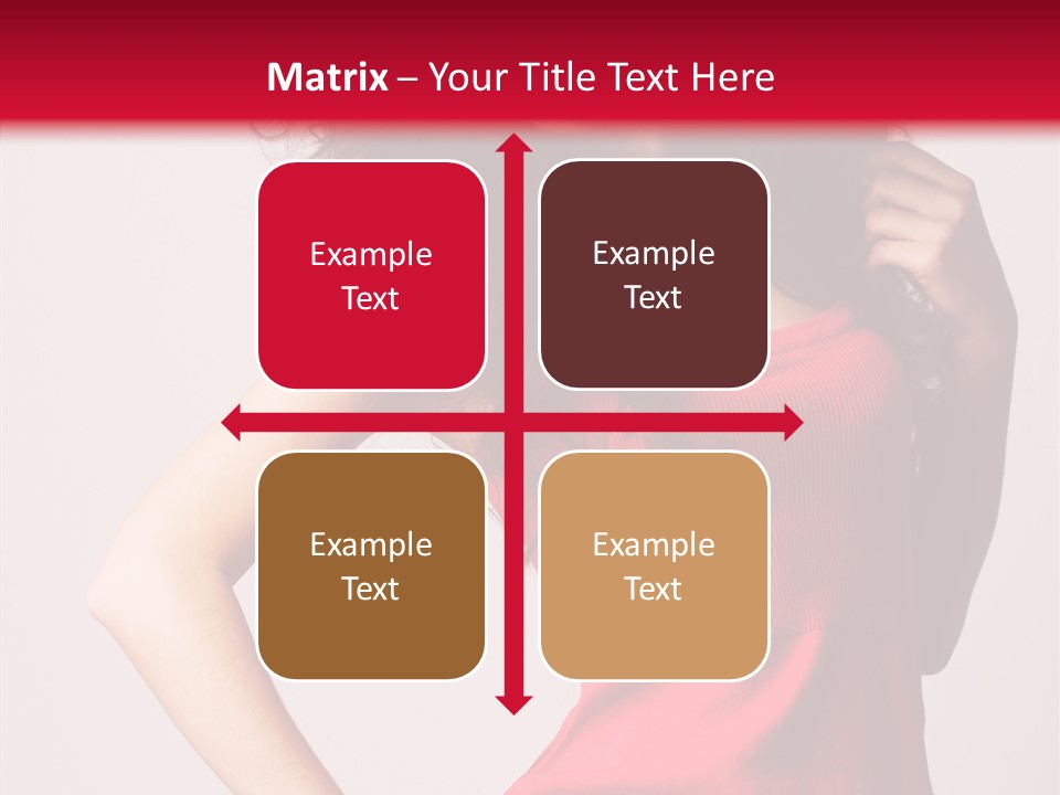 Standing Cute Facial PowerPoint Template