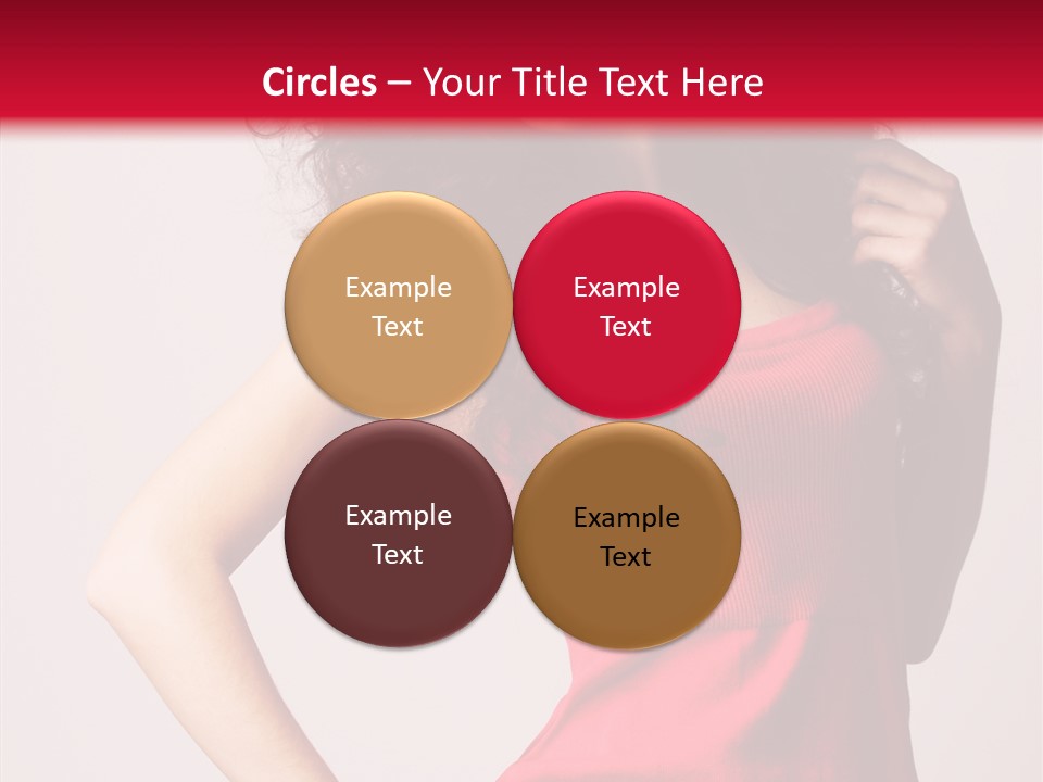 Standing Cute Facial PowerPoint Template