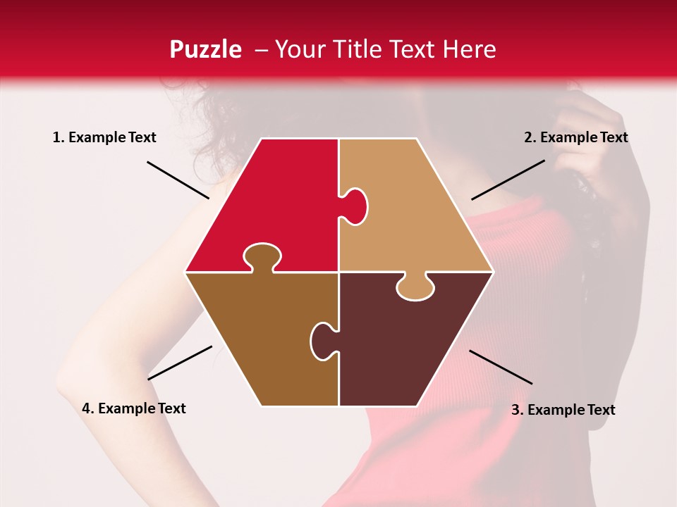 Standing Cute Facial PowerPoint Template