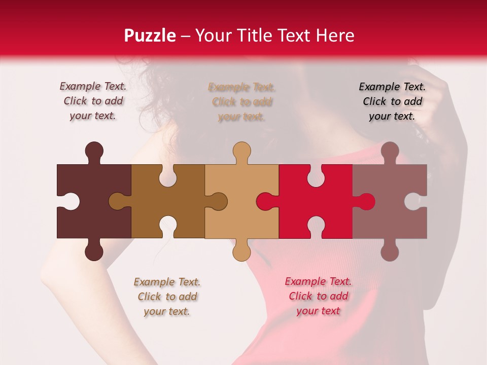 Standing Cute Facial PowerPoint Template